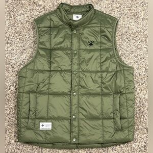 LRG Olive Green Puffer Vest